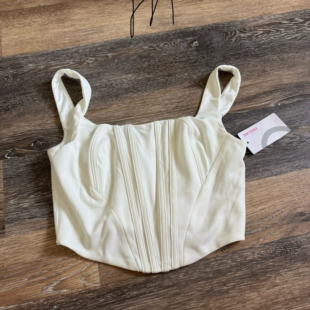 Cream Corset Top